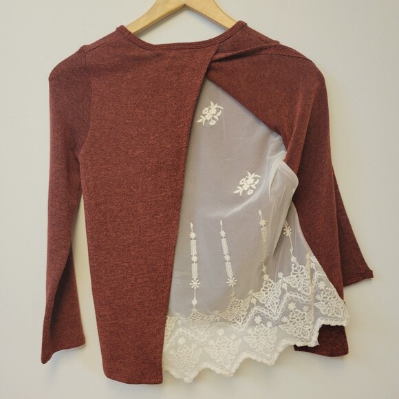 Soprano Open Back Layered Size Girls 16 Top - Picture 7 of 8